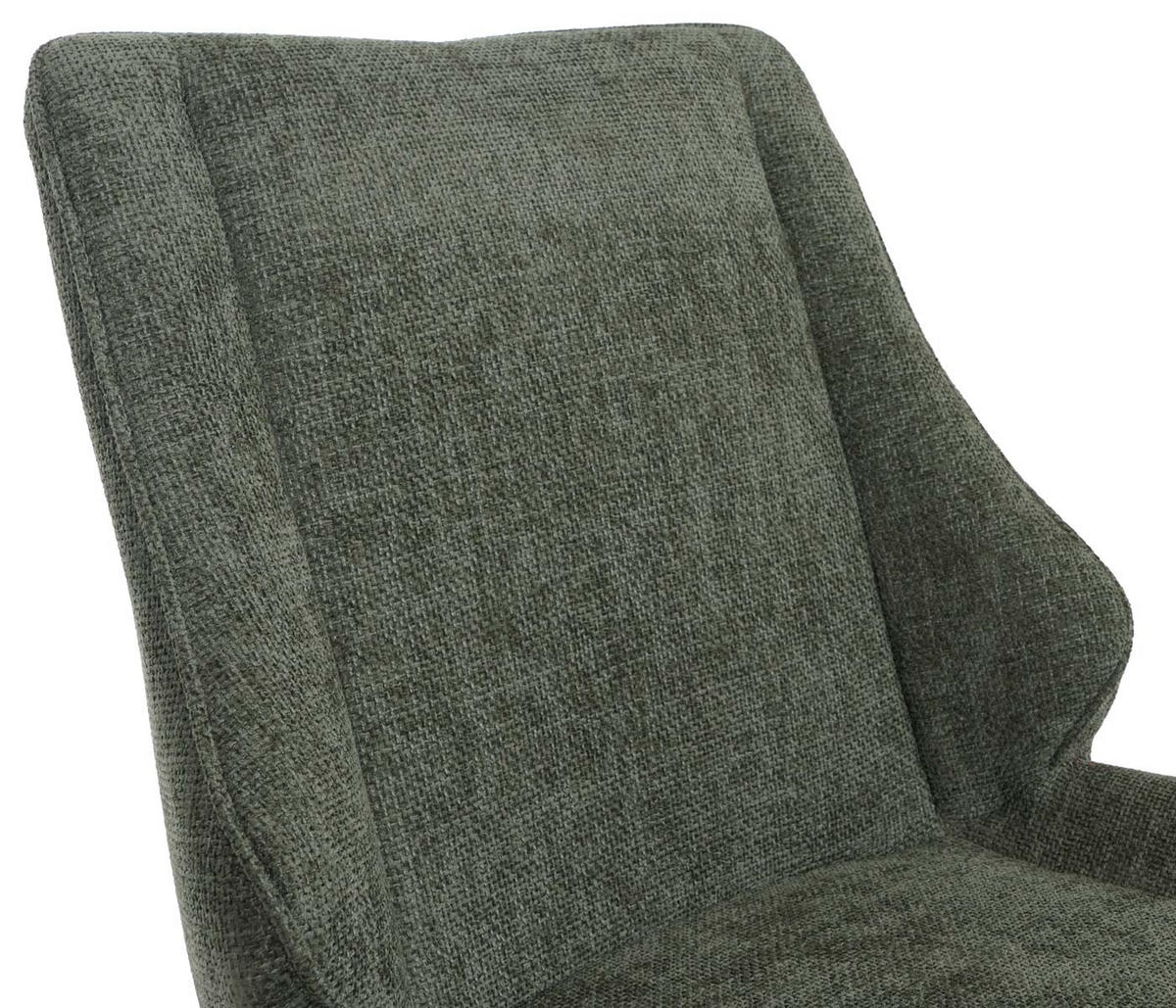 ESSZIMMERSTUHL Schwarz, Grün 6er-Set - Schwarz/Grün, Textil (55/88/62cm) - MCW