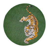 TEPPICH Green On Fire Pop 240/240 cm - Grün, Textil (240/240cm) - Louis De Poortere