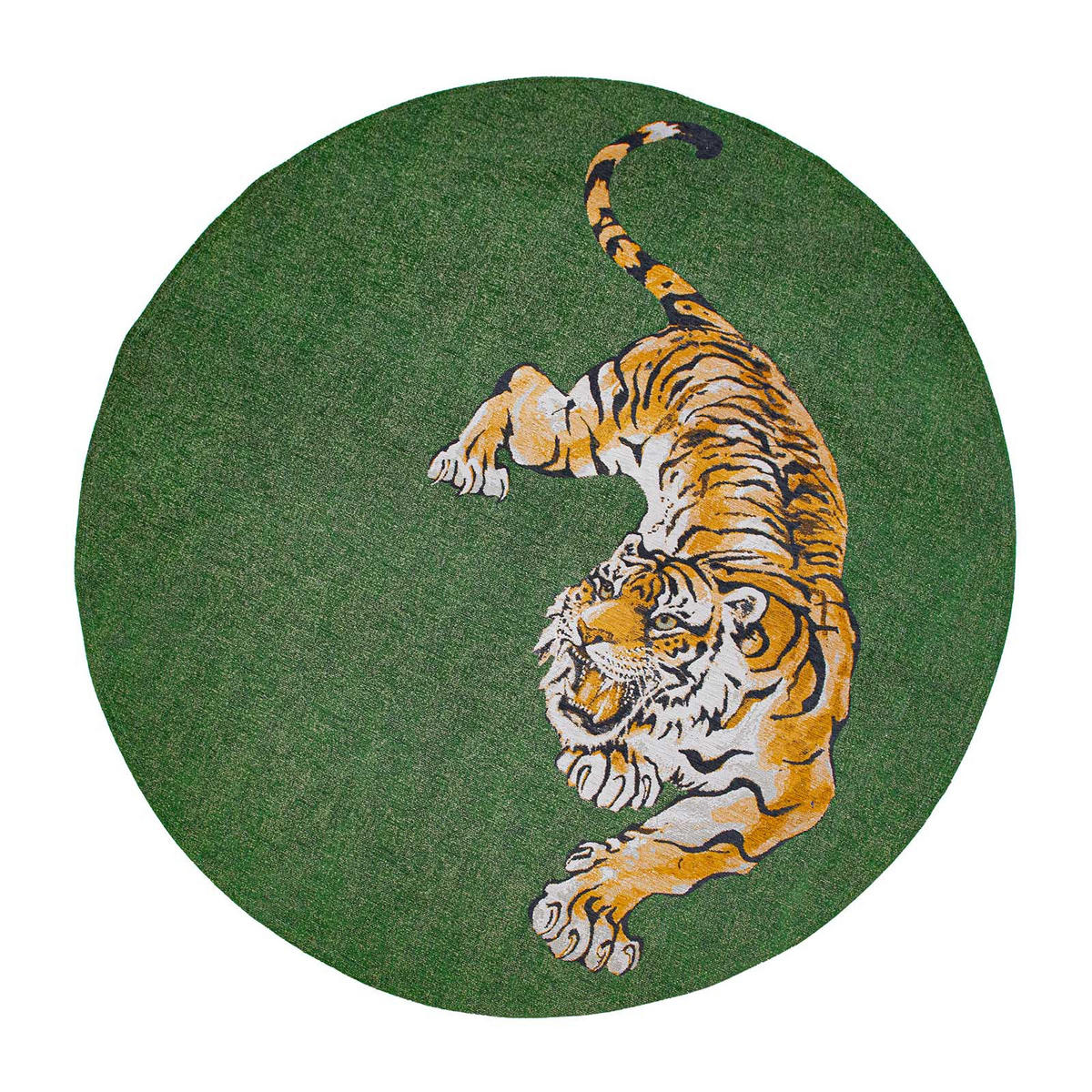 TEPPICH Green On Fire Pop 240/240 cm - Grün, Textil (240/240cm) - Louis De Poortere