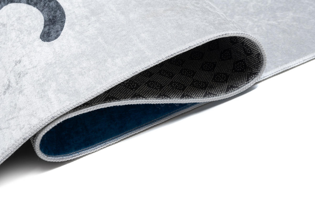 TEPPICH EMMA Grau 80/150 cm - Grau, Kunststoff (80/150cm) - Tapiso