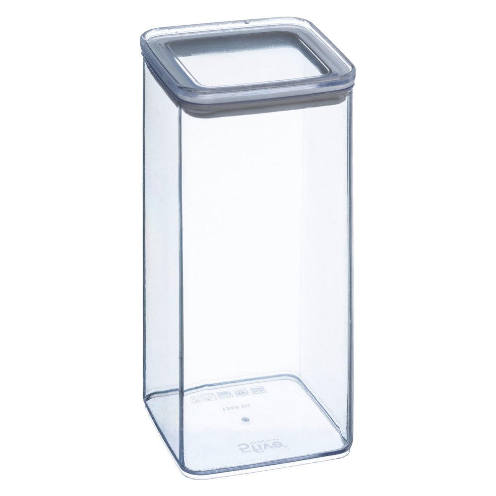 LEBENSMITTELBEHÄLTER Hermetic Kunststoffbox 10/10/20 cm - Transparent, Kunststoff (10/20/10cm) - 5five Simply Smart