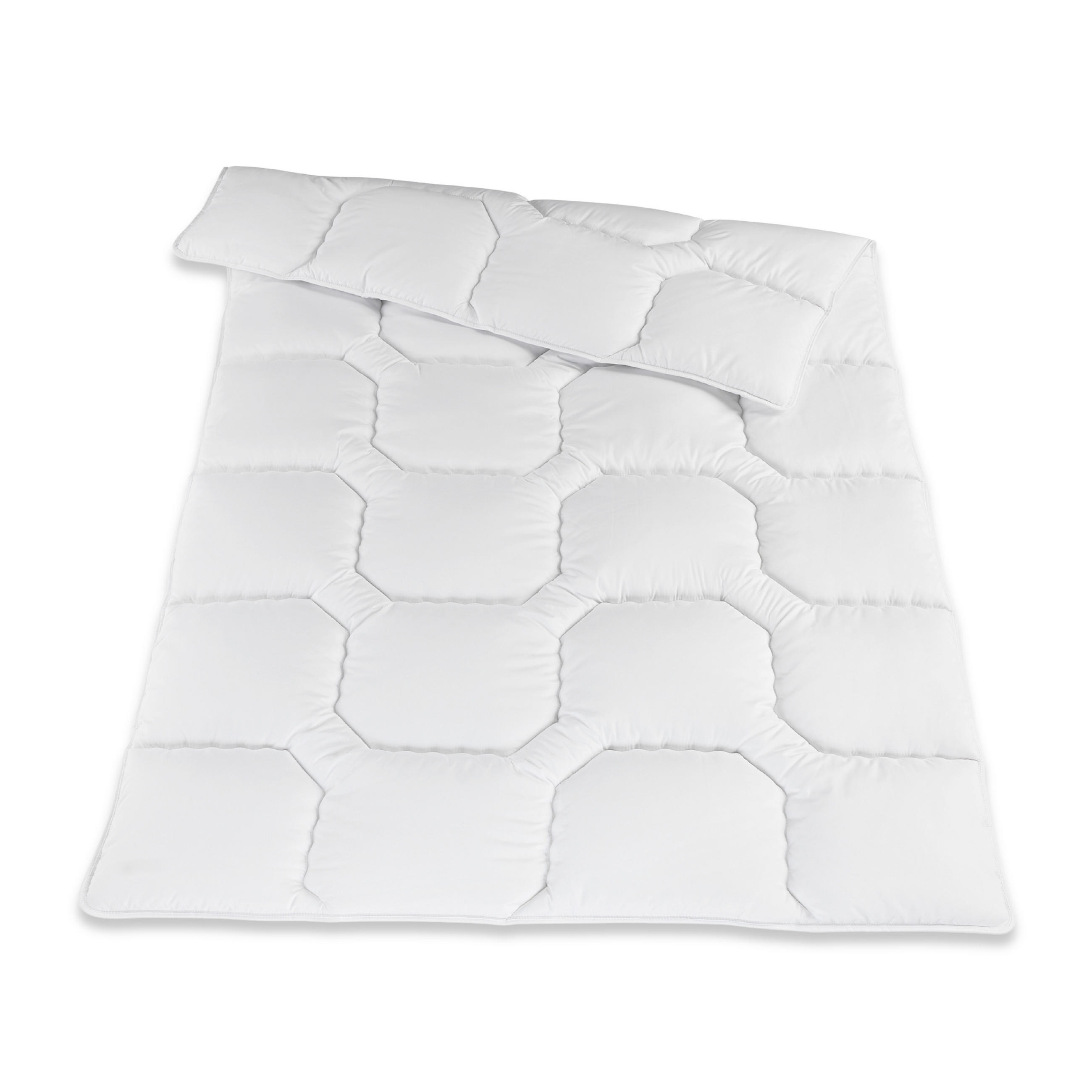 STEPPBETT Softline, verschiedene Wärmestufen, Allergikergeeignet, Ausführung: Steppbett, Größe: 200 x 200 cm - Weiß, Textil (200/200cm) - Betten-ABC