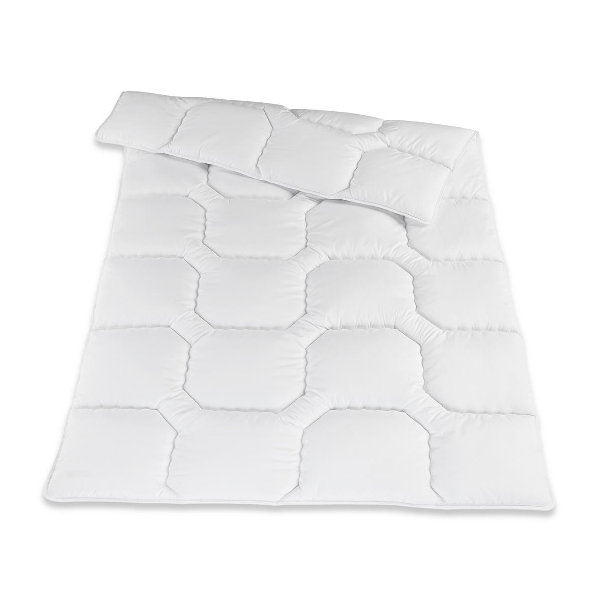 STEPPBETT Softline, verschiedene Wärmestufen, Allergikergeeignet, Ausführung: Steppbett, Größe: 200 x 200 cm - Weiß, Textil (200/200cm) - Betten-ABC