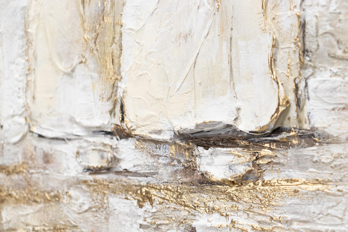 GEMÄLDE Sonnenblendung Schattenfugenrahmen Beige 200x100 cm - Beige, Holz (200/100cm) - YS-art gallery