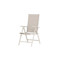 RELAXSESSEL BREAK Beige 55x62x108 cm - Beige, Metall (55/108/62cm) - FURNLUX