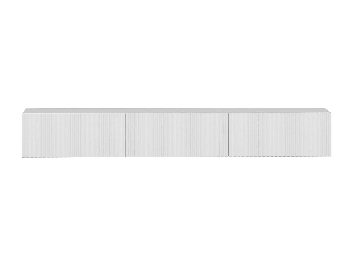 TV-HÄNGESCHRANK - 200 cm x 32 cm - holz - weiß Dantay - Weiß, Holz (200/25/32cm) - Vente-Unique