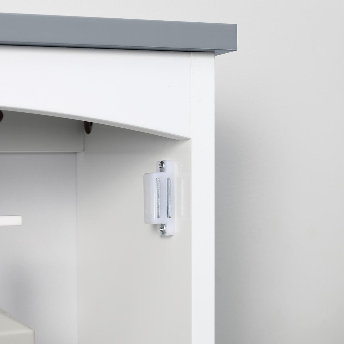 HÄNGESCHRANK DE-15859 mit verstellbarem Einlegeboden Weiß - Weiß, Holzwerkstoff (18.5/52/41cm) - ComfortXL