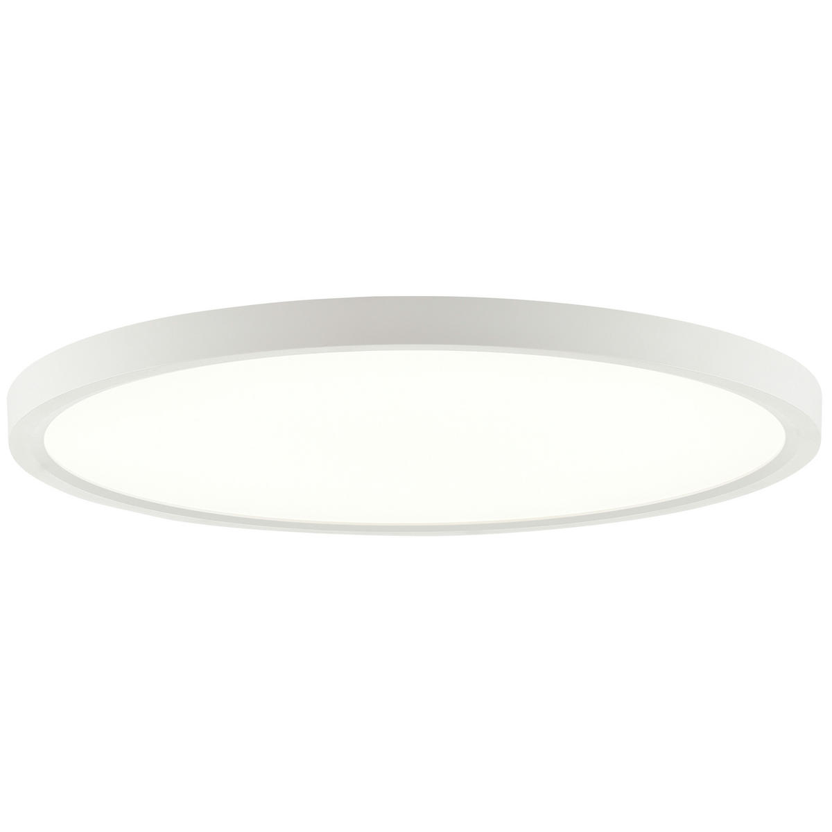 LED DECKENLEUCHTE Galo Weiß 39,7/39,7/2,4 cm - Weiß, Kunststoff (39.7/39.7/2.4cm) - Brilliant