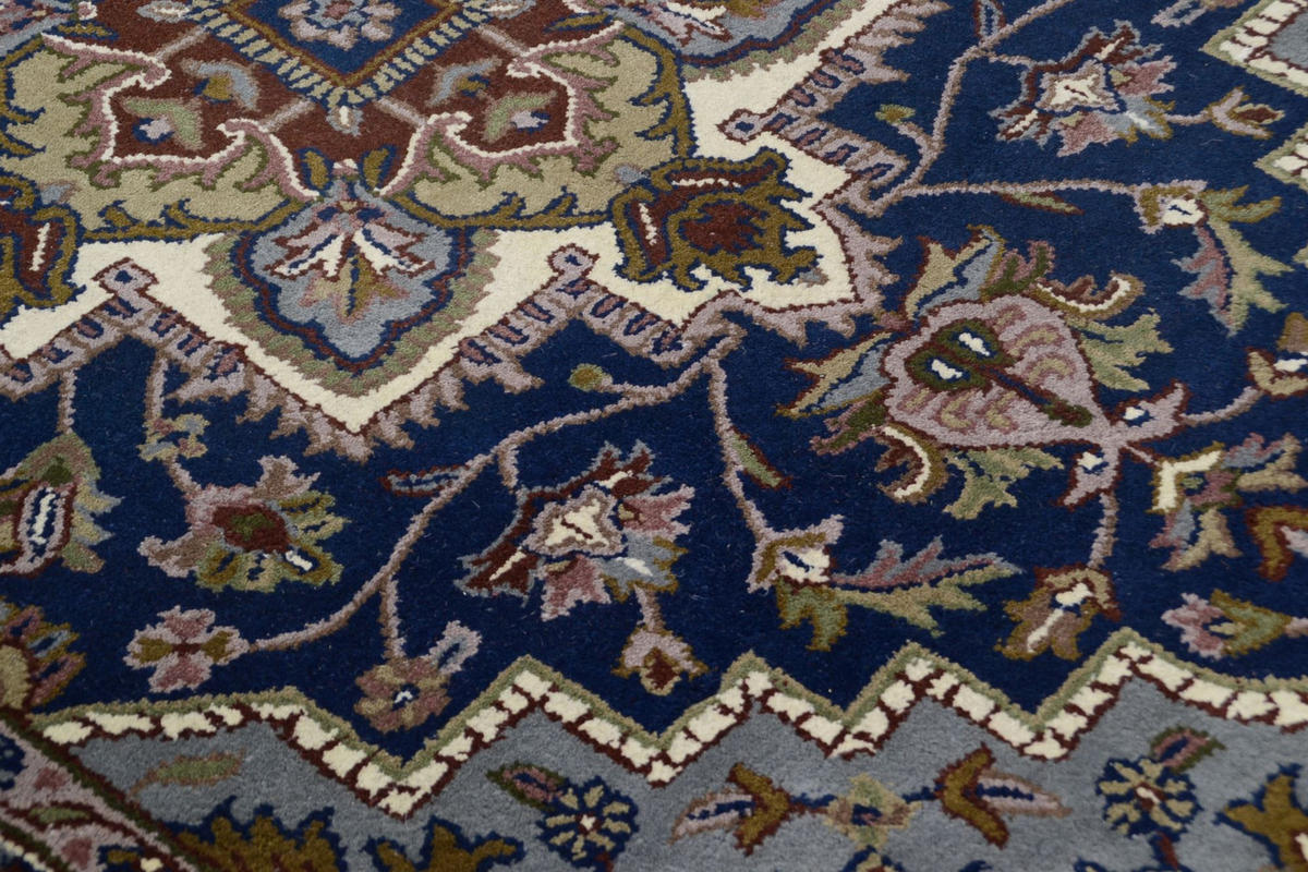 HANDTUFTTEPPICH Royal Heriz 160x230 cm - Blau, Textil (160/230cm) - THEKO