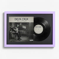 SCHALLPLATTEN RAHMEN 40/60 für Cover & Vinyl - Flieder, Holz (60/40cm) - K-Möbel