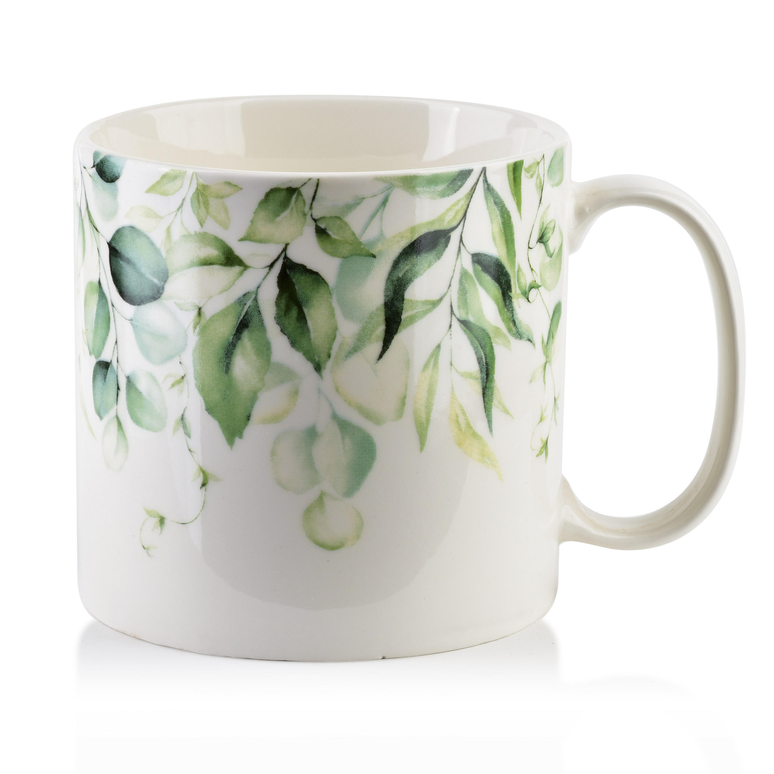 BECHER Eddy Grün 13.5/10/10.5 cm Keramik - Grün, Keramik (0.5L) - Mondex