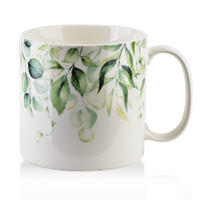 BECHER Eddy Grün 13.5/10/10.5 cm Keramik - Grün, Keramik (0.5L) - Mondex