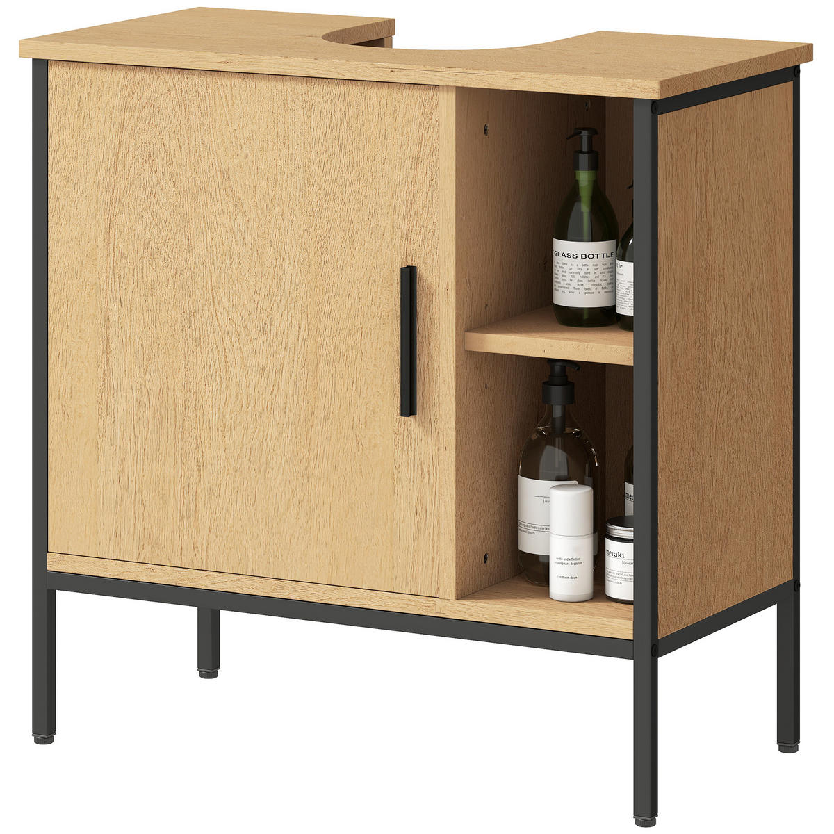 HÄNGESCHRANK Eiche 1 Stück - Beige, Metall (60/59.5/30cm) - GiPP