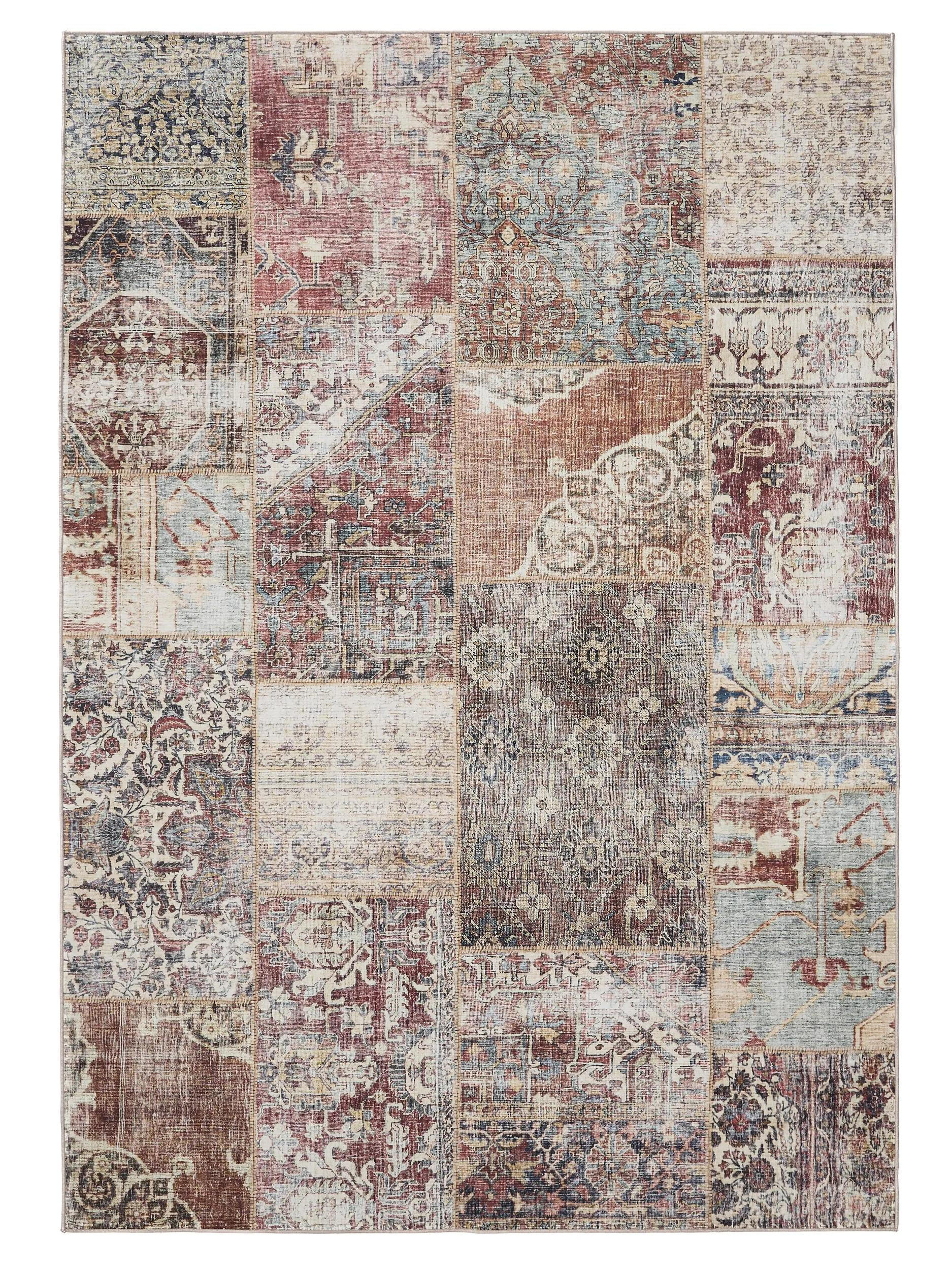 VINTAGE-TEPPICH George waschbar 120x170 cm - Multicolor, Kunststoff (120/170cm) - benuta