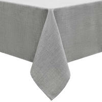 TISCHDECKE Leinenoptik Hellgrau 140 x 140 cm - Grau, Textil (140/140/1.5cm)
