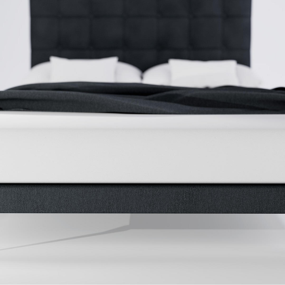 BAUMWOLLBETTLAKEN mit Gummizug - Weiß, Textil (180/200cm) - Mr Mattress