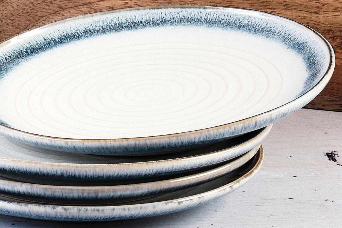 TELLER Cosmos Ø21,5cm - 6er-Set - Azur - Blau, Keramik (21.5cm) - Björn