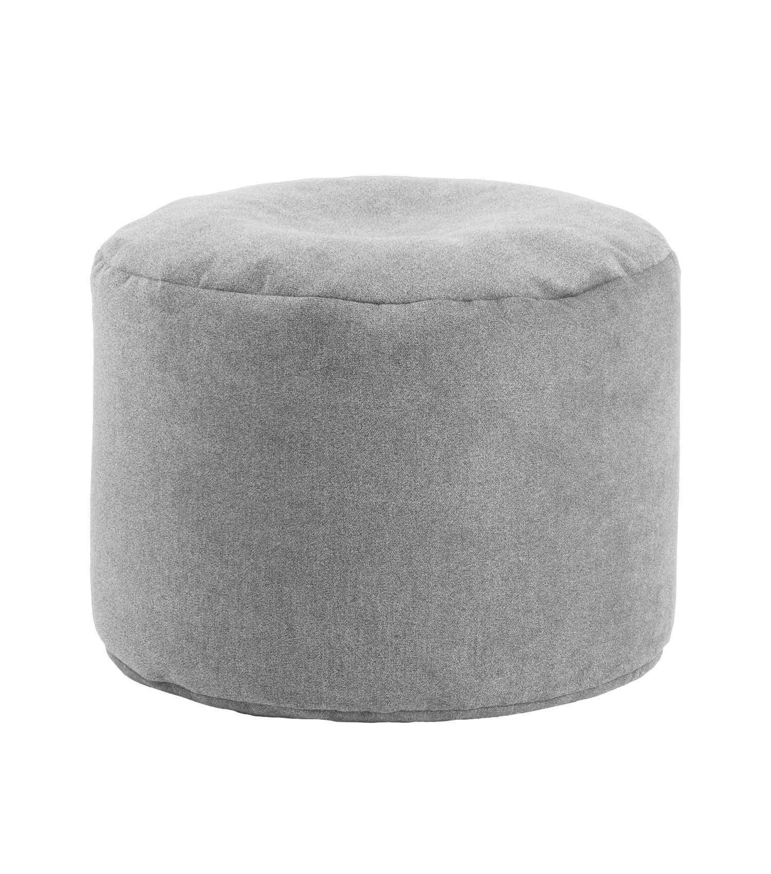 Mokebo Pouf Grau 50x30x50 cm