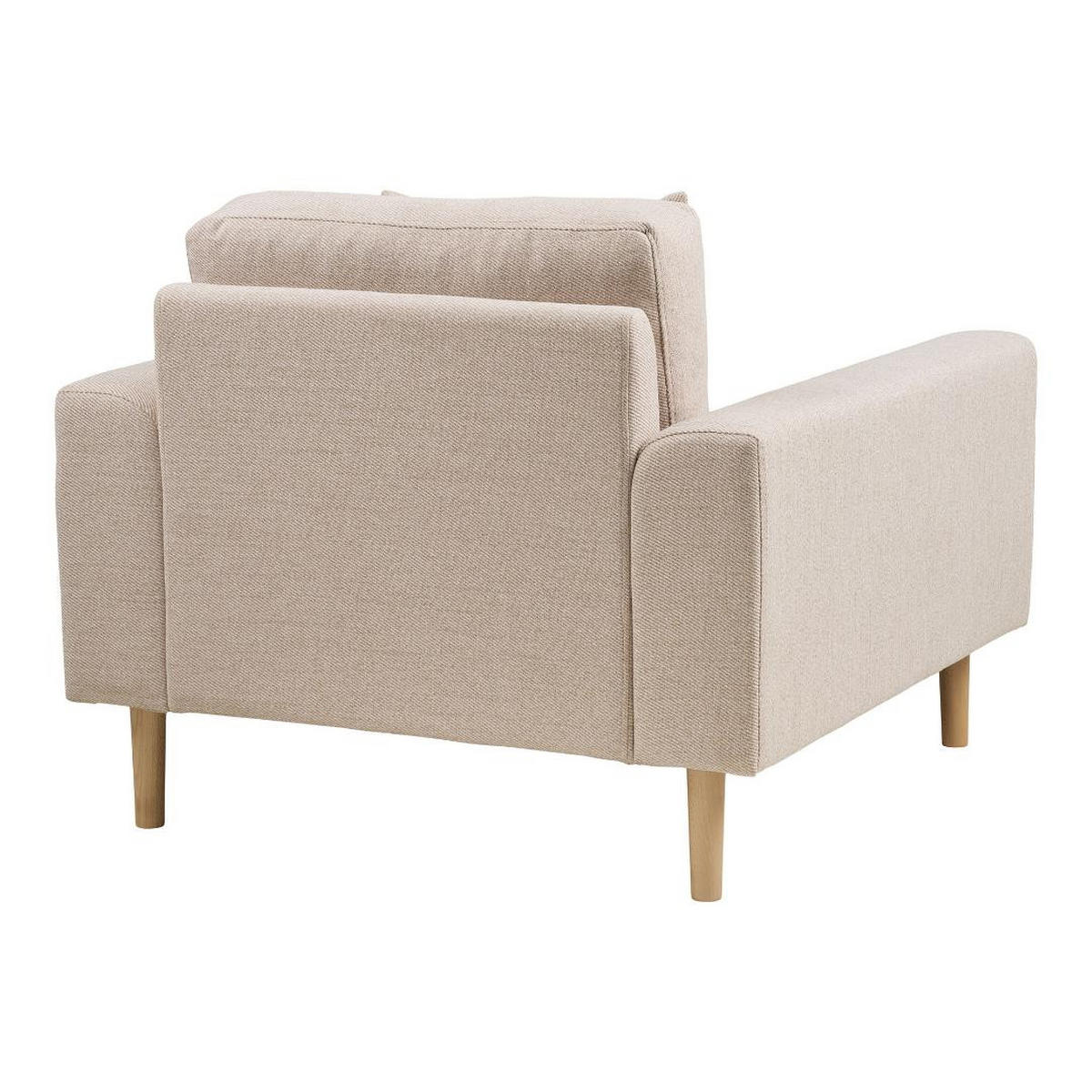 SESSEL, Cora, Sandfarben, Polyester, 92 x 90 x 54 cm - Sandfarben, Textil (92/54/90cm) - ebuy24