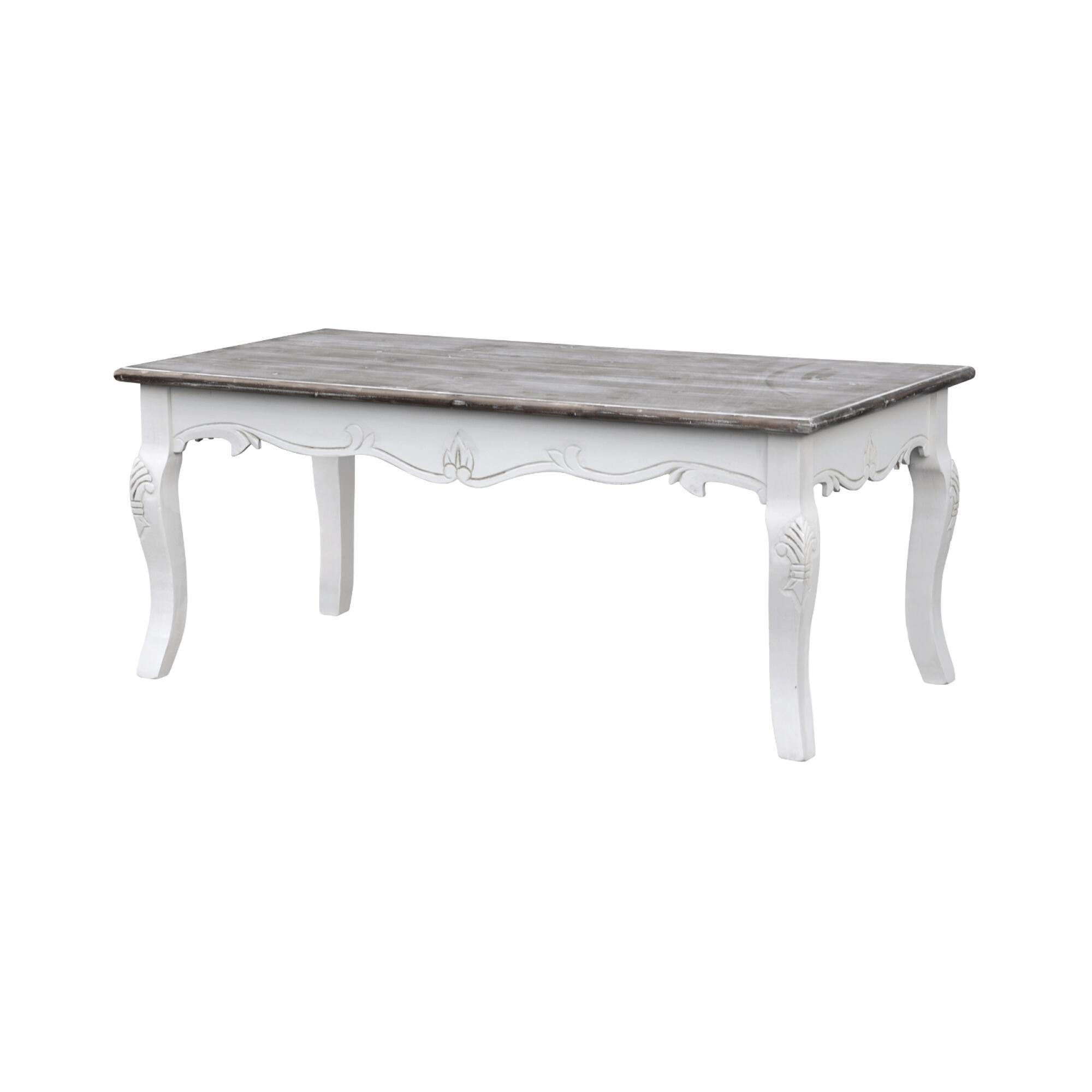 Furnlux Couchtisch Weiß 120x50x60 cm