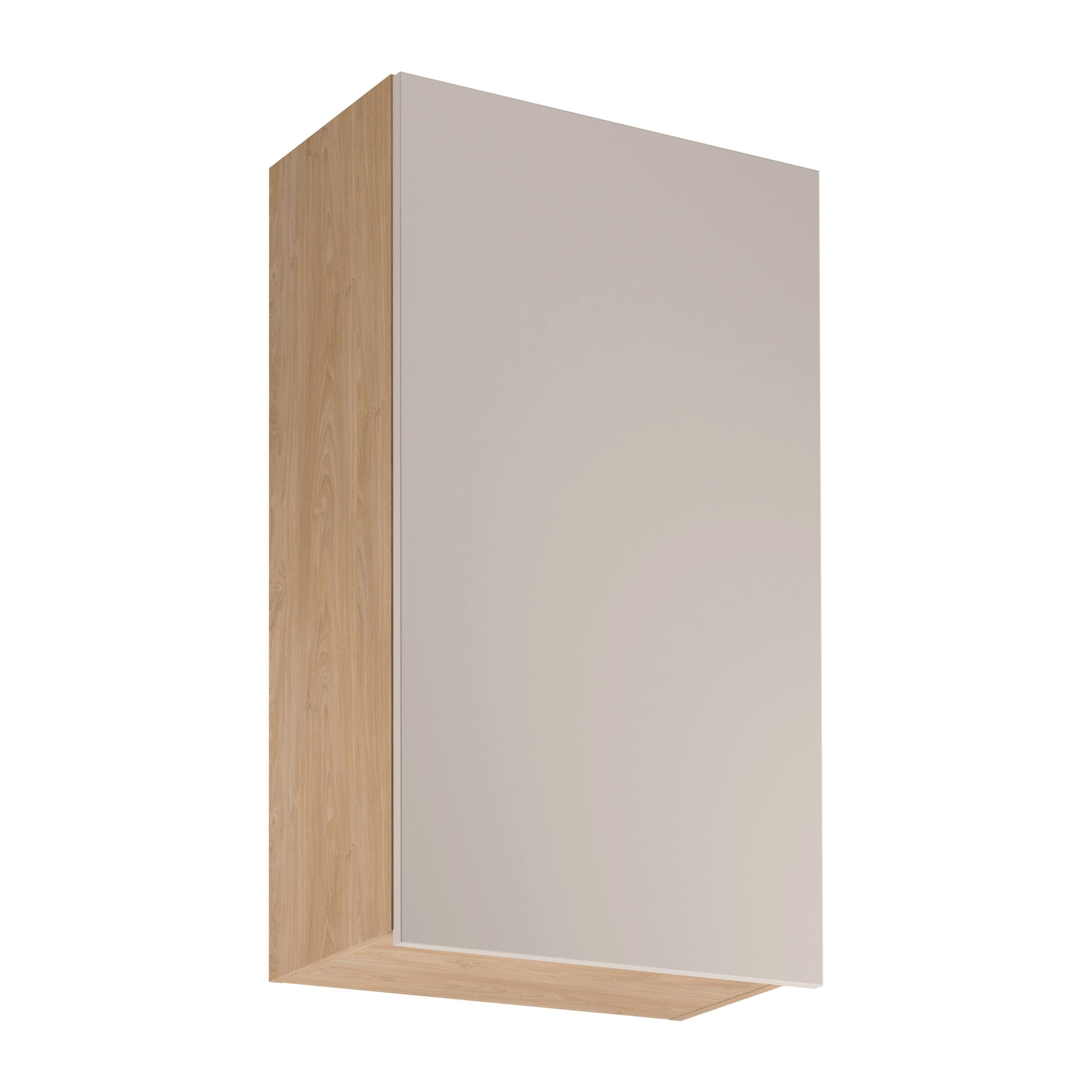 HÄNGESCHRANK G60 P/L – Sorento Beige Sonoma Eiche – Beige / Sonoma Eiche - Beige/Sonoma Eiche, Holzwerkstoff (60/100/32cm) - ROYAL24_MARKT