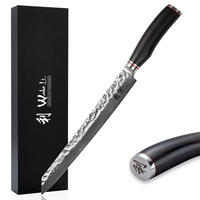 FLEISCHMESSER 25 cm - Schwarz, Holz/Metall (39cm) - Wakoli