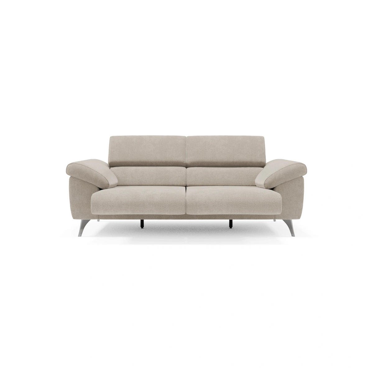 LINEARSOFA Donatello - Creme, Metall (213/76/102cm) - Divani.store
