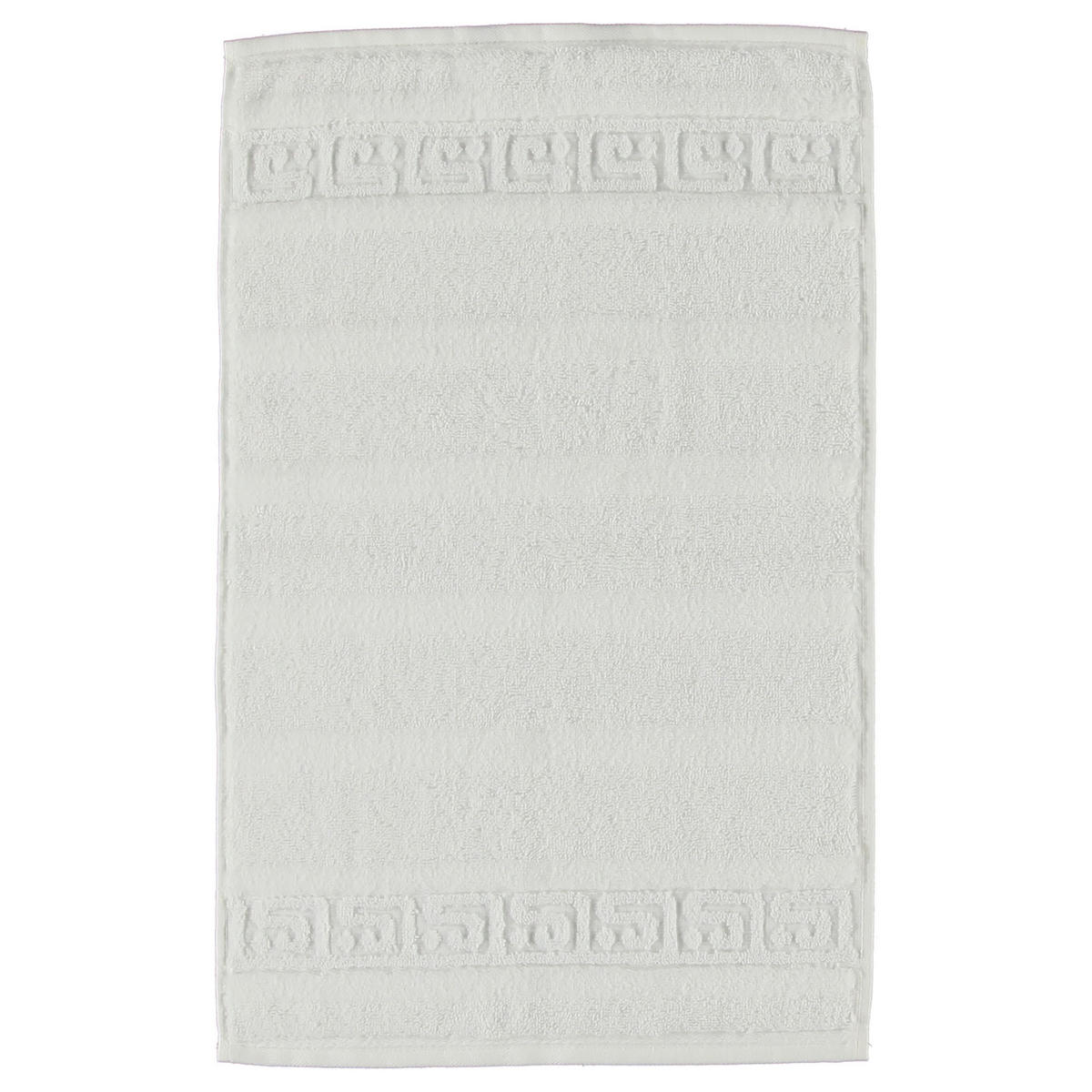 GÄSTETUCH 6er Pack 100% Baumwolle, Weiß, 30 x 50 cm - Weiß, Naturmaterialien (30/40cm) - Cawoe