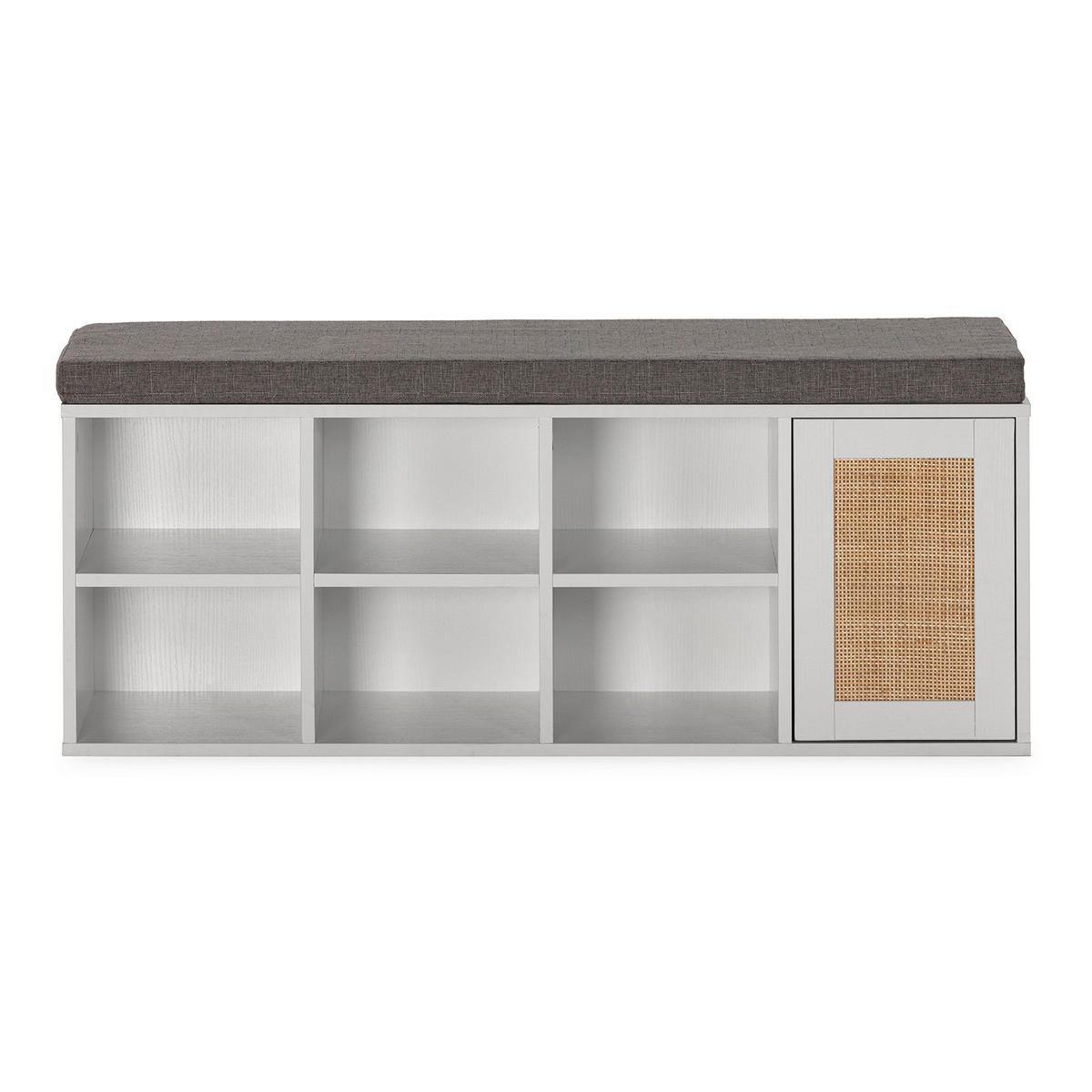 SCHUHBANK Rafael farbe Weiß - Weiß, Holzwerkstoff (108/45/35cm) - VS Venta-stock