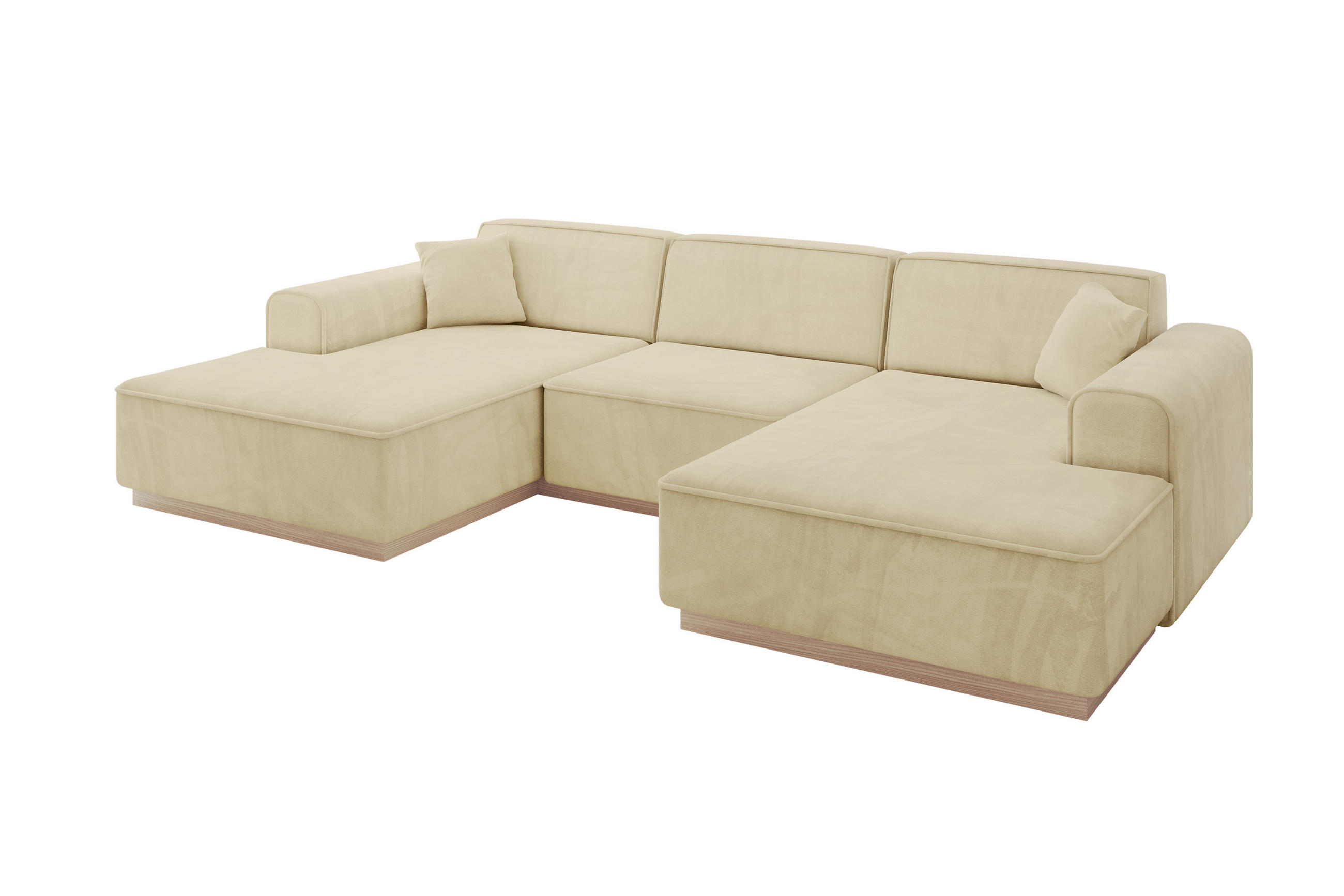 Altdecor Wohnlandschaft Ecru 301x80x165 cm