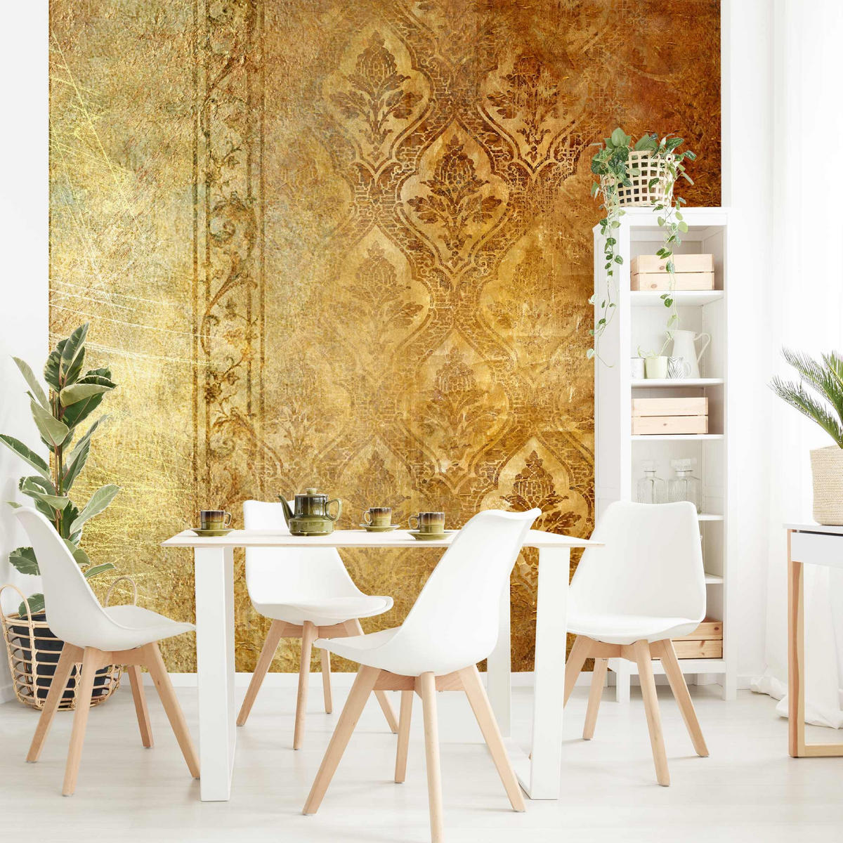 FOTOTAPETE The 7 Virtues - Faith 288/288 cm - Grau, Papier (288/288cm) - Bilderwelten