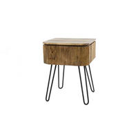NACHTTISCH HEVE Holz Mango - Braun, Holz (45/60/40cm) - KAWOLA