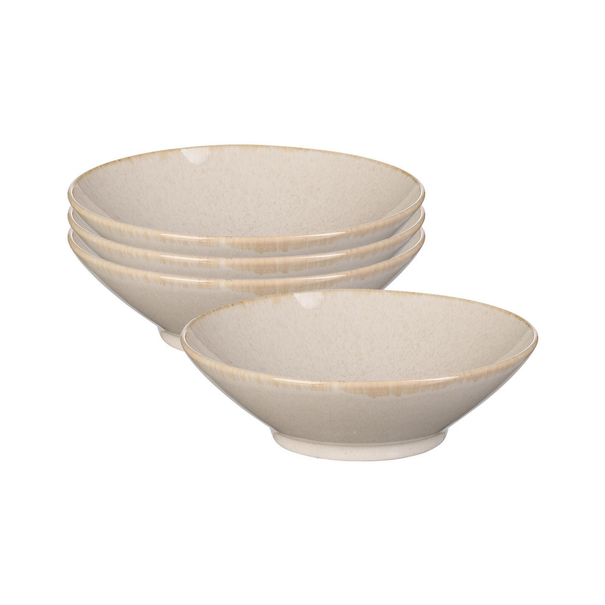 SERVIERSCHALEN Sahara Creme ø 20,5 cm 4er Set - Creme, Keramik (20.5/6/20.5cm) - Ritzenhoff Breker