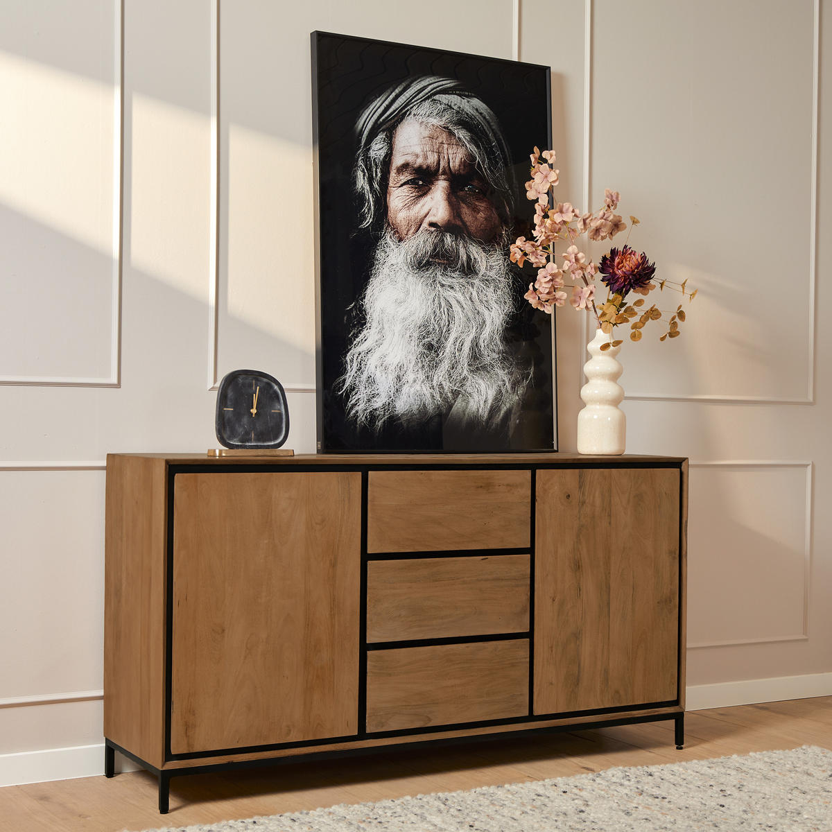 SIDEBOARD RichWood Braun 45/160/85 cm - Braun, Holz (160/85/45cm) - Starfurn