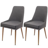 ESSZIMMERSTUHL Grau 2er-Set - Grau, Textil (50/92/60cm) - MCW