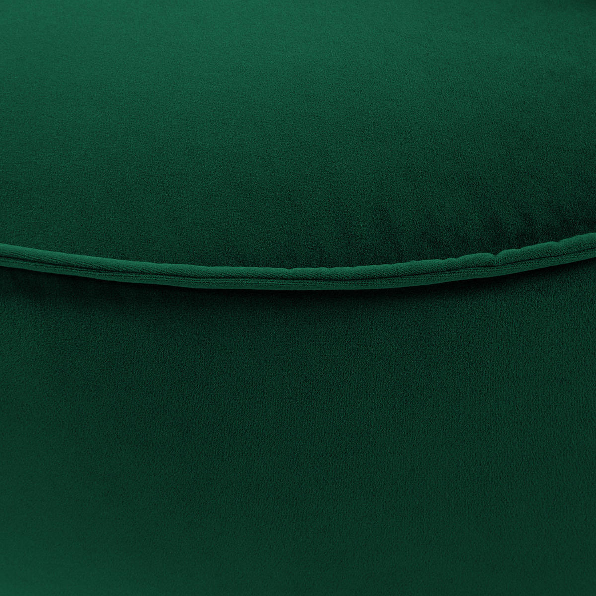 OTTOMANE - modular - Dunkelgrün/Schwarz, Kunststoff/Textil (126/82/154cm) - home24