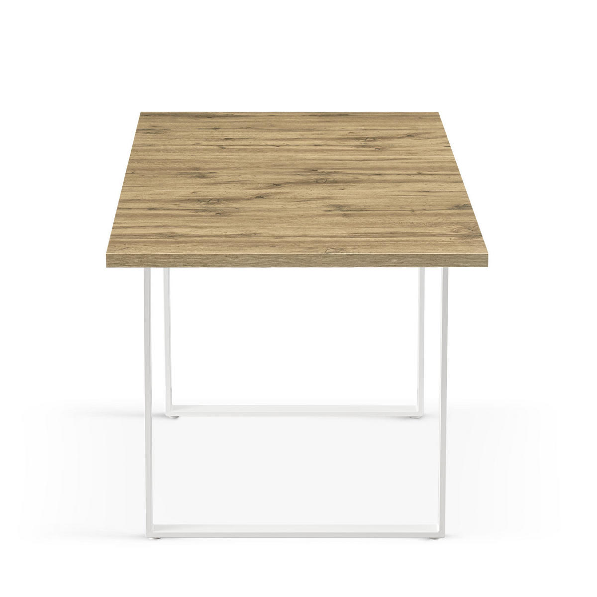 ESSTISCH LEVIN 120-160/80/76 cm Eiche - Eichefarben, Holz (80/120/76cm) - B&D Home
