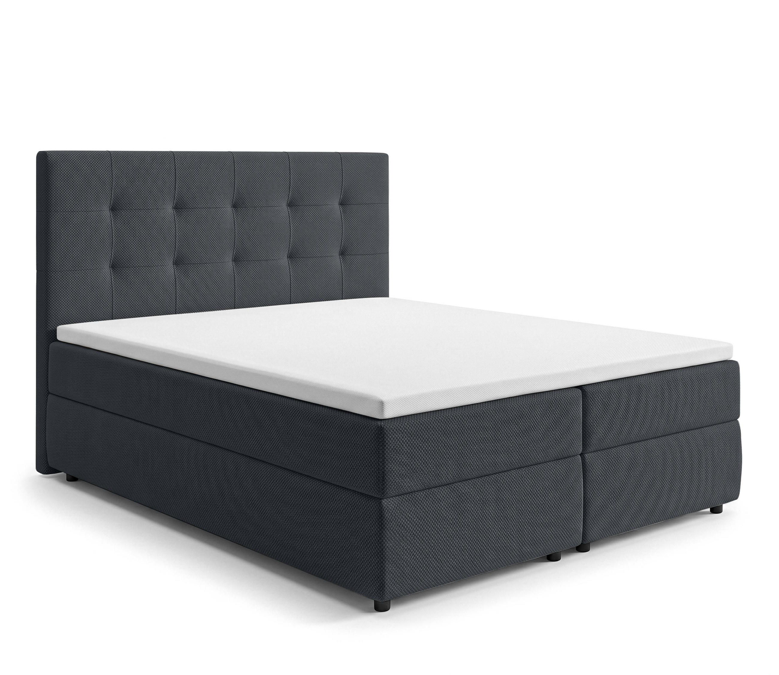 AX Living Boxbett Schwarz 180x200 cm