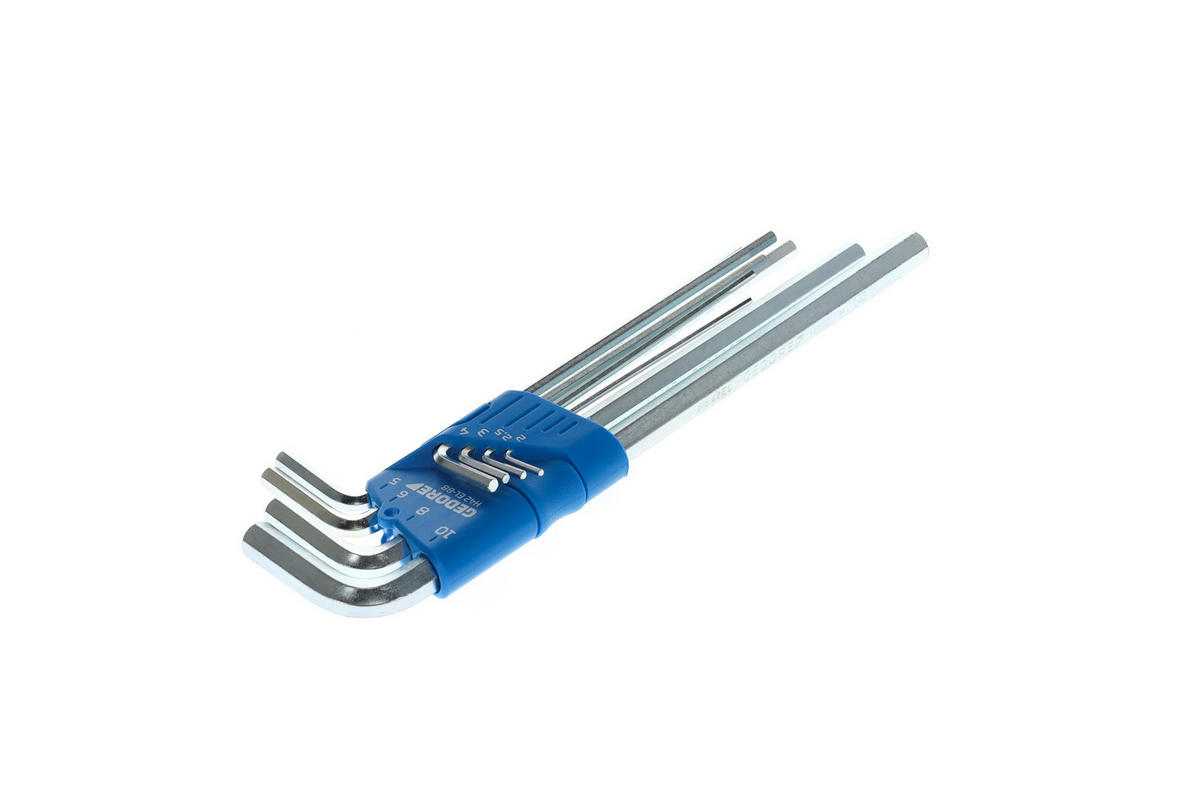 H 42 EL-88 WINKELSCHRAUBENDREHER-SATZ LANG IM HALTER 8-TEILIG MM - Multicolor, Kunststoff/Metall (8/24cm) - Gedore