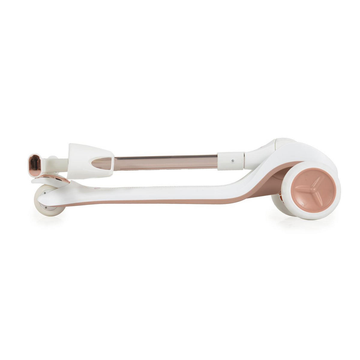 KINDERROLLER Aero klappbar weiß Getränkehalter Hinterradbremse höhenverstellbar - Weiß, Metall (73/36/76cm)