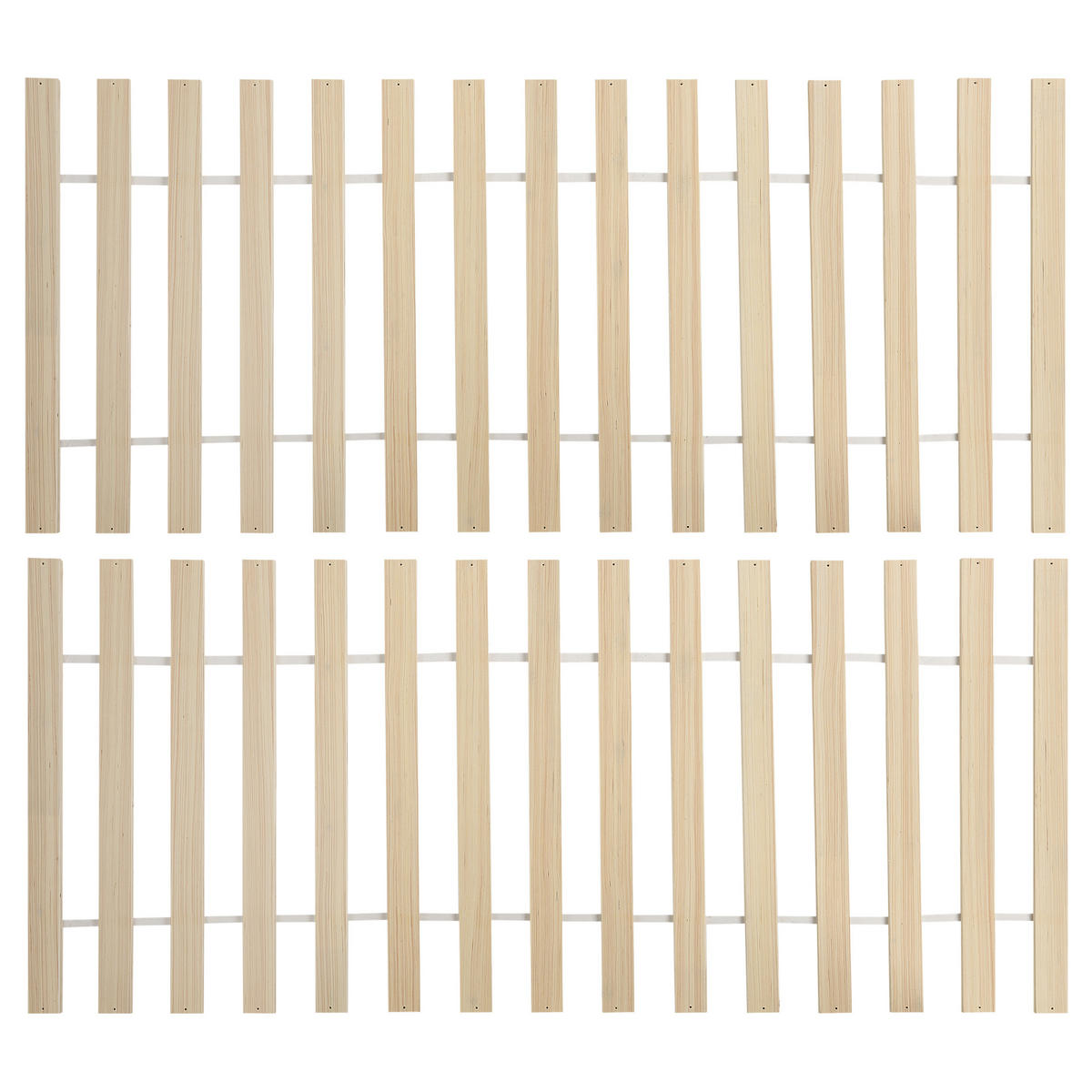 BETT mit Lattenrost 160x200 cm Weiß Olendon - Weiß, Holz (160/200cm) - Beliani
