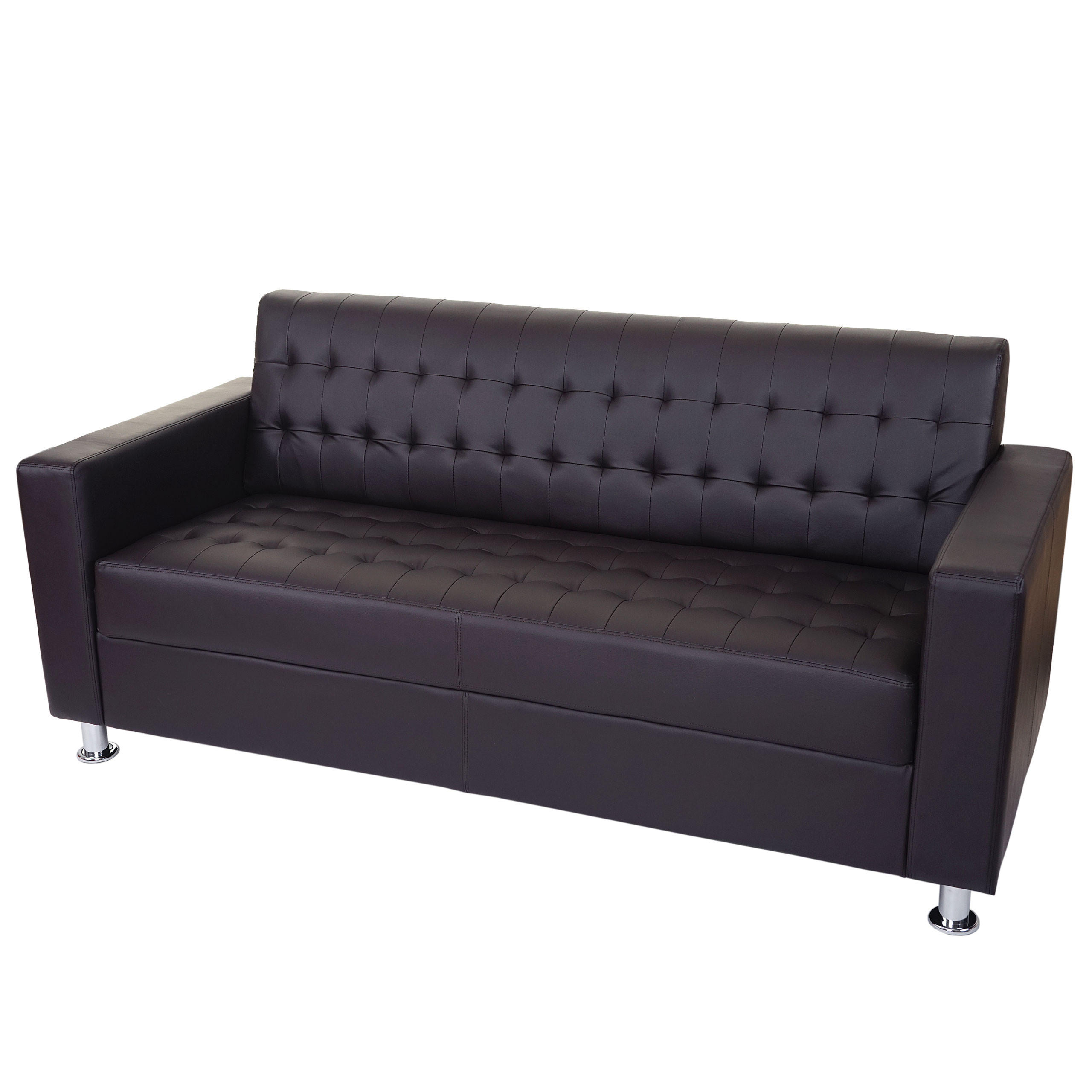 3-SITZER SOFA Braun - Braun, Textil (180/82/75cm) - MCW