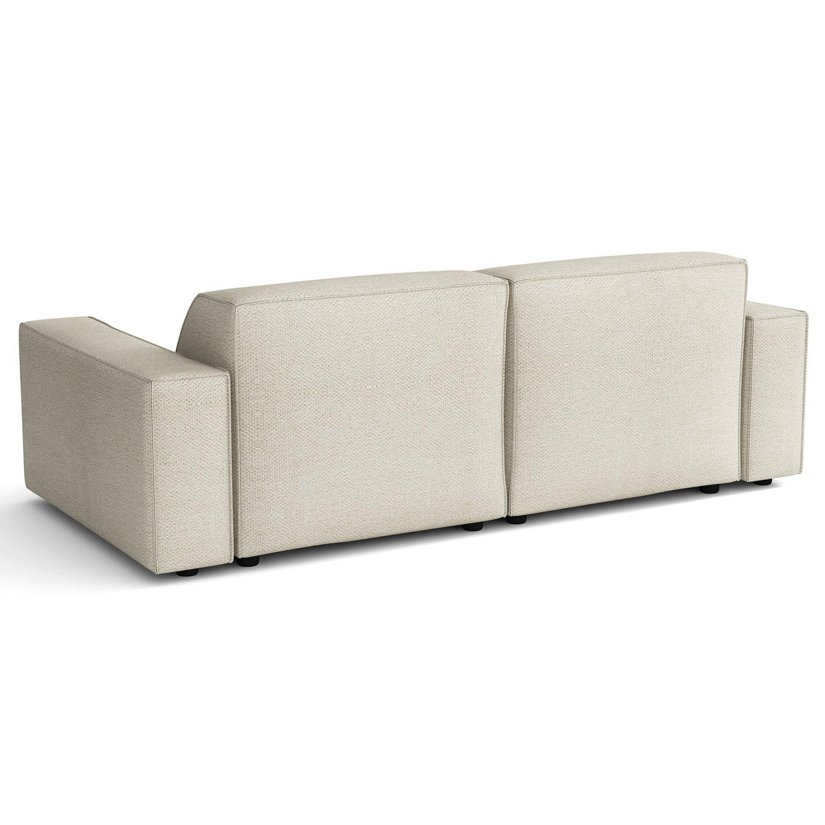 ROHOVÁ POHOVKA Sellmo 210 cm - černá/krémová, textil/plast (210/166cm) - Selsey