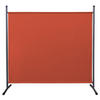 PARAVENT 1-tlg. 180x178 cm Rotorange RAL 2001 - Terracotta, Metall (178/180cm) - QUICK STAR