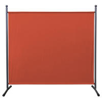 PARAVENT 1-tlg. 180x178 cm Rotorange RAL 2001 - Terracotta, Metall (178/180cm) - QUICK STAR