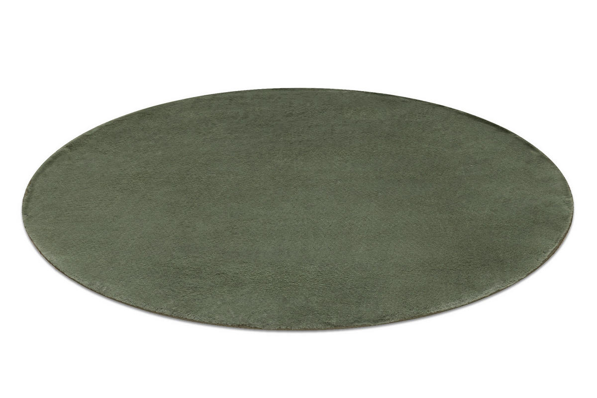 TEPPICH Posh 80 cm - Pastellgrün, Textil (80/80cm) - rugsX