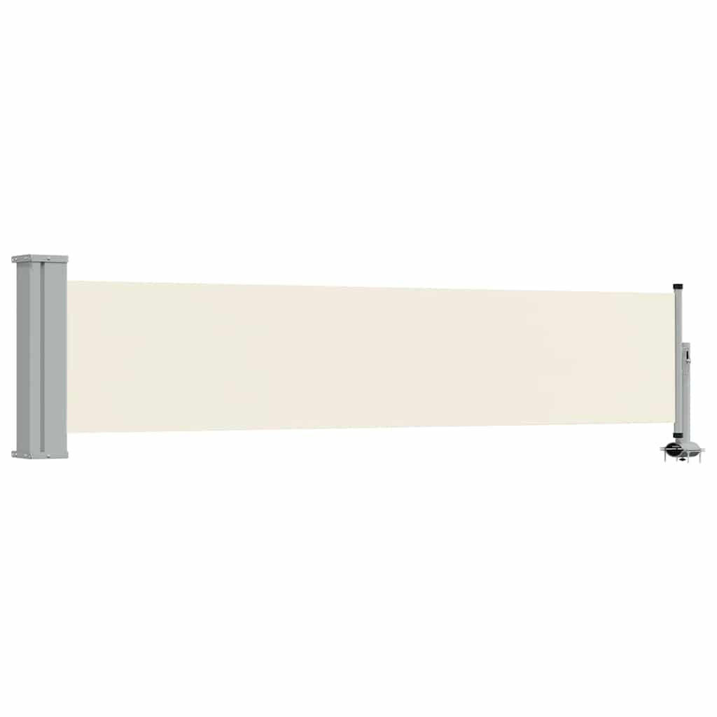 SEITENMARKISE Ausziehbare 60/300 Cm Creme - Creme, Textil (60/300cm) - vidaXL