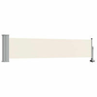 SEITENMARKISE Ausziehbare 60/300 Cm Creme - Creme, Textil (60/300cm) - vidaXL