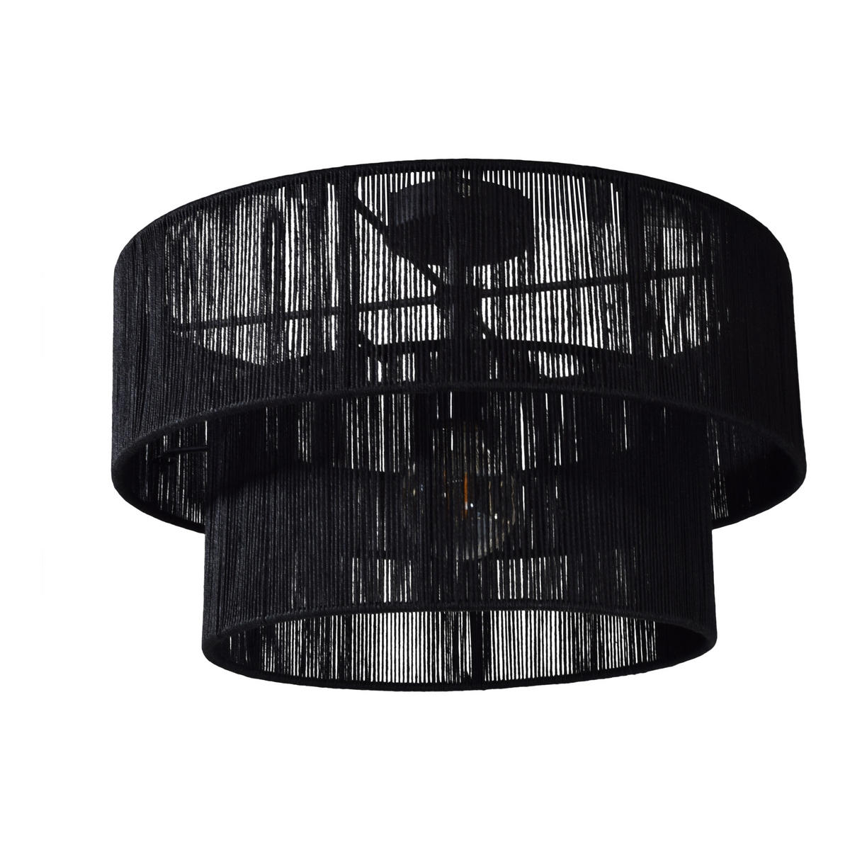 DECKENLEUCHTEN Diro - Schwarz, Metall (45/45/26cm) - Urban Interiors