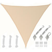 SONNENSEGEL Luftdurchlässig 500 cm Beige - Beige, Kunststoff (500/500cm) - Amanka